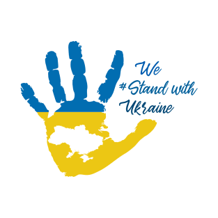 We stand with Ukraine, Fuck Putin, Stand with Ukraine, Stop War, Middle Finger, Anti Putin, Strong Ukraina T-Shirt, Save Ukraine, Peace T-Shirt