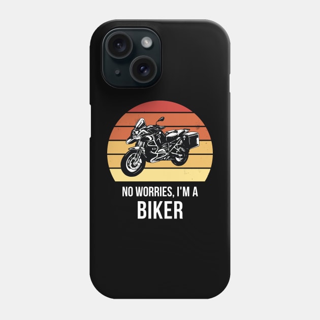 No worries i'm a biker Phone Case by QuentinD