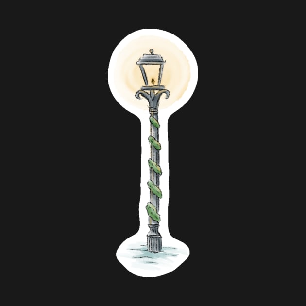 narnia lampost by avercado-art