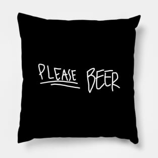 please beer Pillow