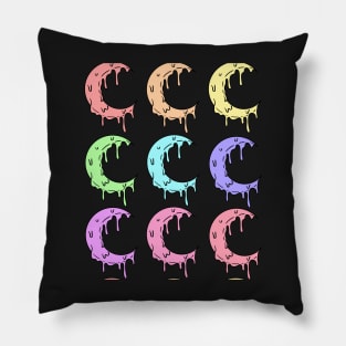 Rainbow Moon - Halloween Pillow