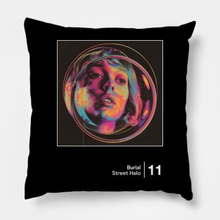 Burial - Minimalist Graphic Fan Artwork Design Pillow