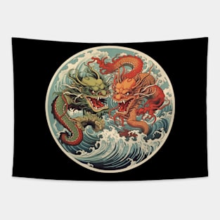 Chinese Dragons Tapestry