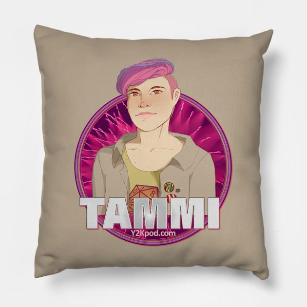 Y2K Audio Drama Podcast Character Design - Tammi Pillow by y2kpod