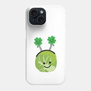 St Patrick's Day Brussels Sprout Phone Case