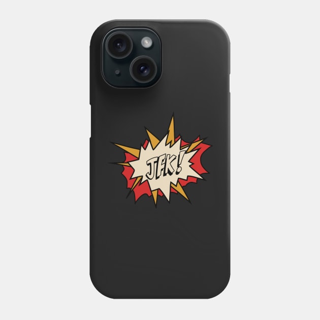 JFK! (red & yellow) Phone Case by thekennedyway