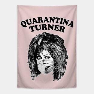 Quarantina Turner / Original Retro Covid Design Tapestry