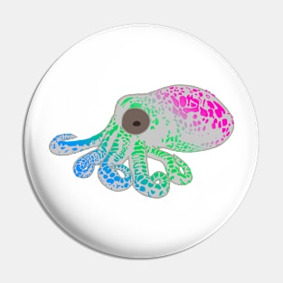 Polysexual Flag Spotted Octopus Pin