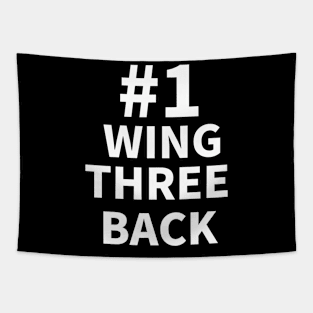 Number one wing three back Tapestry