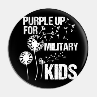 Purple Up for Military Kids - Month of the Military Child Pin