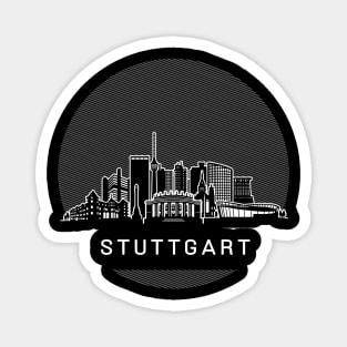 Stuttgart Germany Skyline Magnet