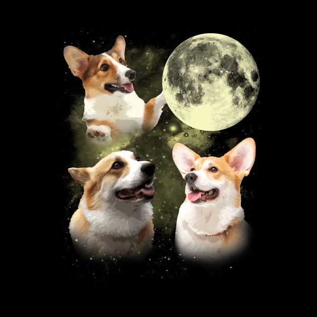 Royal Companions Chic Tee for Admirers of the Corgi Royalty by Kevin Jones Art