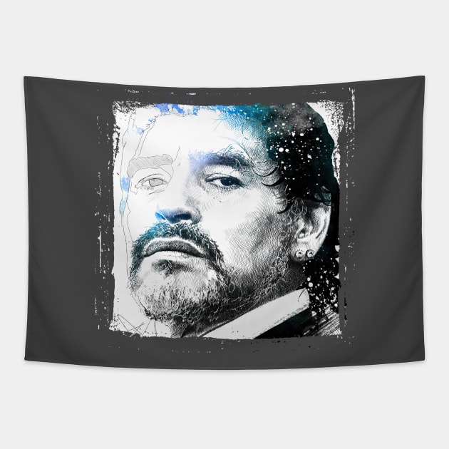 Maradona Tapestry by workshop71