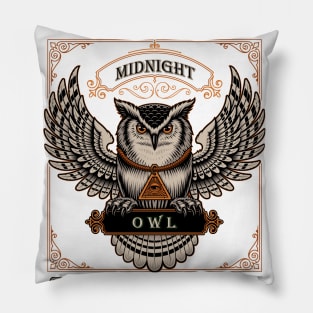 Midnight Owl / The Eye of Horus Pillow