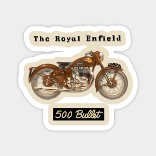 Gorgeous Vintage Royal Enfield 500 Bullet by MotorManiac Magnet
