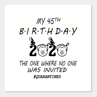 45 Birthday Party Supplies Posters And Art Prints Teepublic