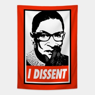 RBG - I Dissent Tapestry