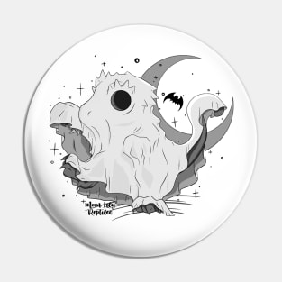 Spooky Geck & Bat Pin