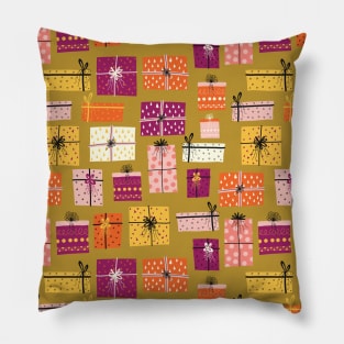 Christmas Gift Boxes Pillow