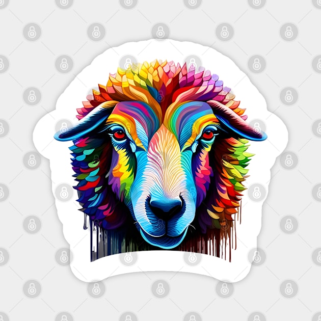 sheep Magnet by mdr design