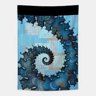 Patchwork Spiral Tapestry