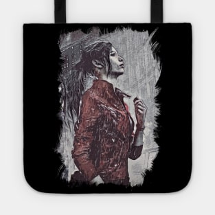 CLAIRE / Searching for her brother / Fan Art Abstract Portrait Tote