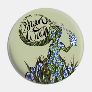 Green Witch Pin