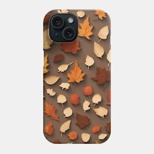 Autumn Leaves Scattered Phone Case