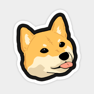 shiba inu mlem Magnet