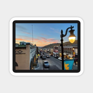 Main Street Park City Sunset Magnet