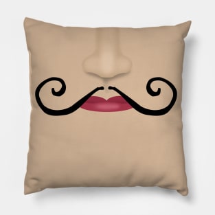 Handlebar Mustache Pillow