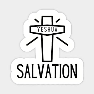 Yeshua - Salvation cross Magnet