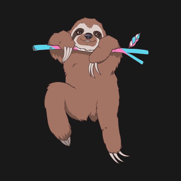 Transgender Pride Sloth by saltuurn