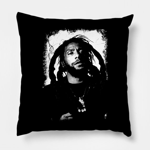 RK Bad Brains Vintage Distressed Pillow by GothBless