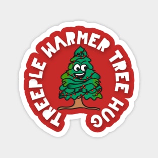 Tree Hugging Tree Magnet