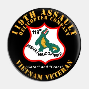 119th Assault Helicopter Company - Gator and Crocs X 300 Pin