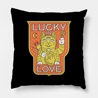 Lucky in Love Pillow
