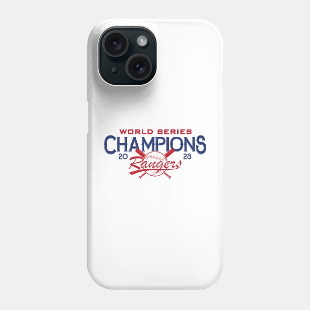 Texas - World Series Champs Phone Case by Nagorniak