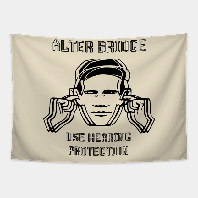 use hearing alter bridge Tapestry by the haunted bathroom