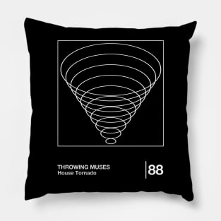 Throwing Muses / Minimalist Style Artwork Design Pillow
