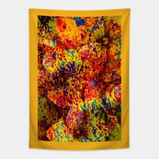 Vibrant color abstract Tapestry