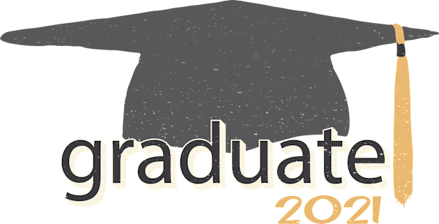 Graduate 2021 Kids T-Shirt by SharksOnShore