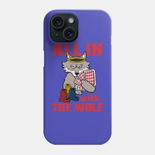 Poker wolf Phone Case