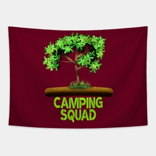 Camping Squad Tapestry