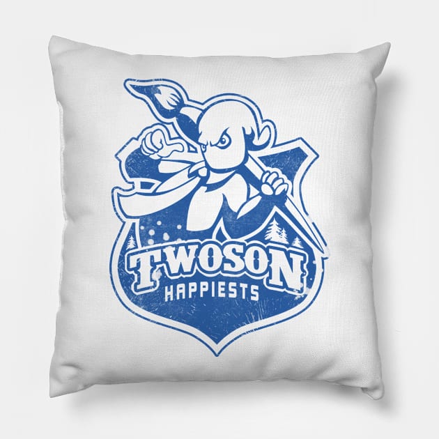 Twoson Happiests Pillow by PeterTheHague