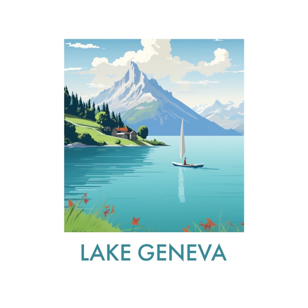 LAKE GENEVA by MarkedArtPrints