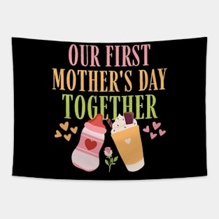 Our First Mother's Day Together Tapestry