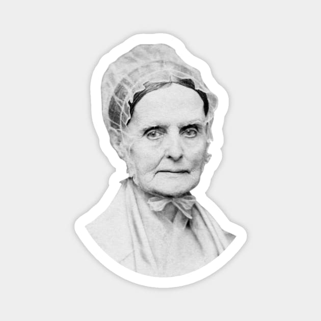 Lucretia Coffin Mott Portrait Magnet by warishellstore