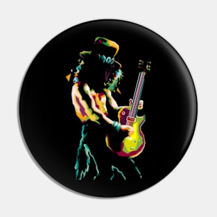 Slash In Wpap Pop Art Pin