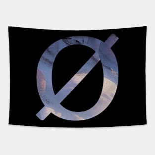 Empty Set Sign Atheism Tapestry